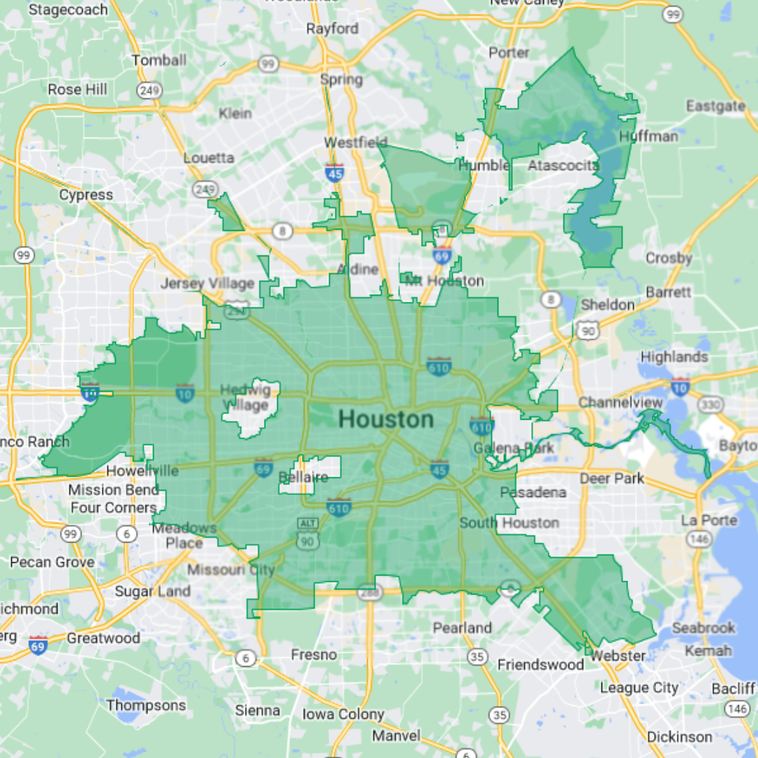 Houston City Limits Map